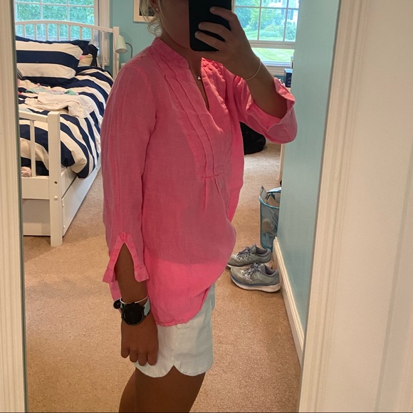 Vineyard Vines Linen Tunic Top - Picture 10 of 12